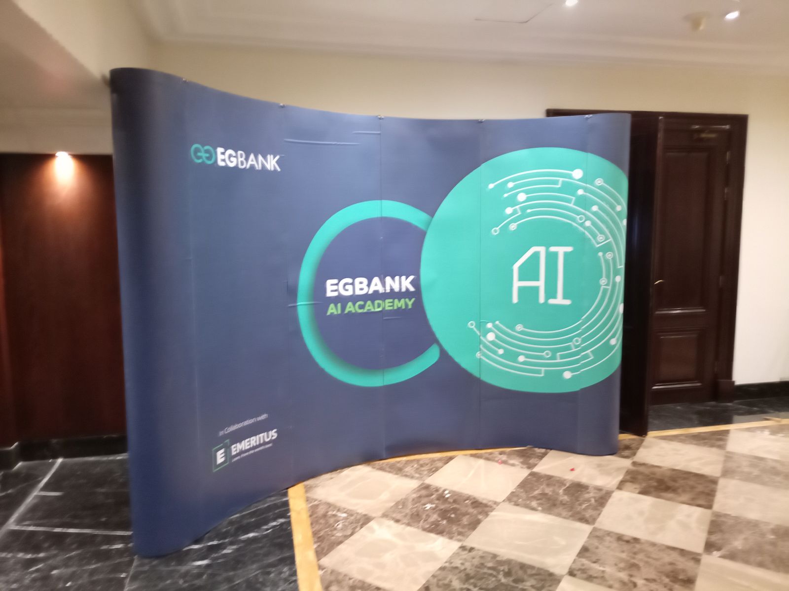 تجهيز فعالية EGBank AI Academy